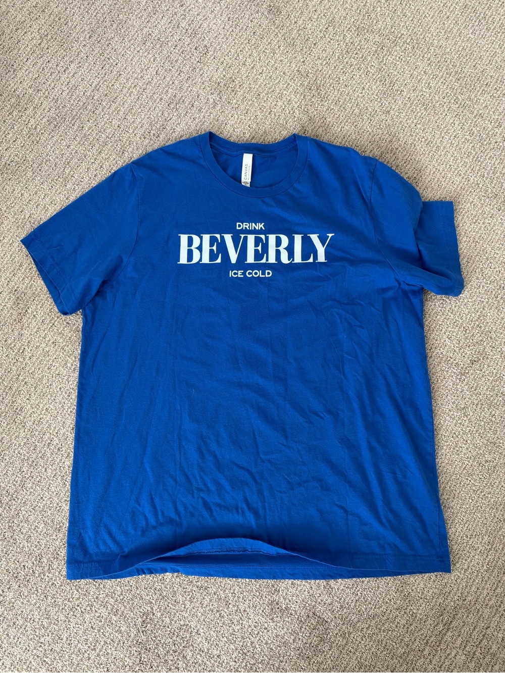 Beverly Logo Blue Graphic Tee